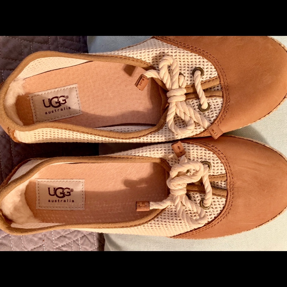 UGG  ‘Catrin’ espadrille flats, NWOT, sz 6